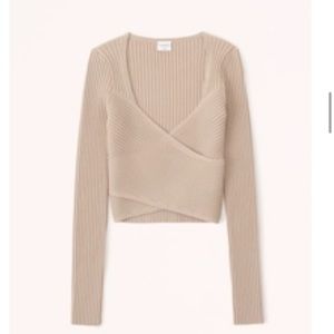 Abercrombie LuxeLoft Slim Wrap Sweater